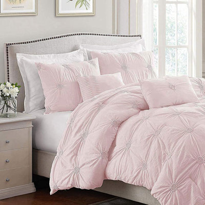 Popular Microfiber Pintuck Comforter